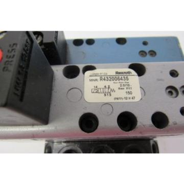 REXROTH Canada Egypt R432006435 DUAL VALVE ASSEMBLY