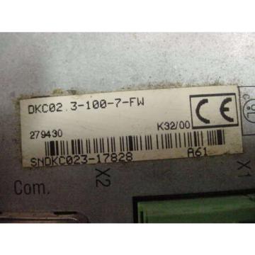 Rexroth Egypt Russia Indramat DKC02.3-100-7 FW  Eco-Drive Servo Drive