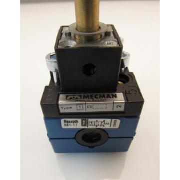 REXROTH Canada Greece MECMAN 581-21 PNEUMATIC VALVE