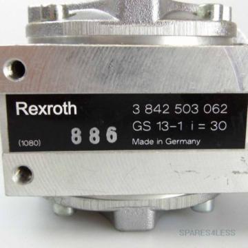 Rexroth China Canada Aufsteckgetriebe GS 13-1  i=30 3842503062 NOV