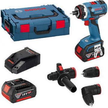 Bosch GSR18V-EC FC2 Versatile Drill FlexiClick 5-in-1  2 x 4.0Ah Battery