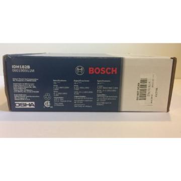 NEW BOSCH IDH182B 18V Socket Ready 1/4&#034; Hex Impact Driver + 1/2&#034; Drive Wrench