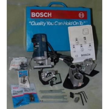 BOSCH 1609A Laminate Trim Router Kit in Case with extra bits