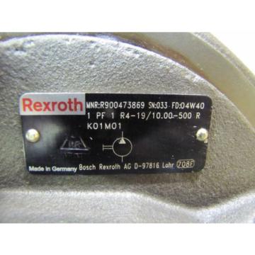 MANNESMANN Korea Dutch REXROTH 1PF2G331/026RN07MHL 1PF1R4-19/10.00-500R HYDRAULIC PUMP