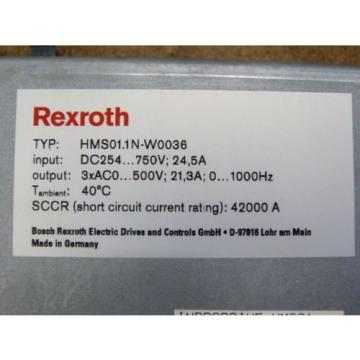 Rexroth Greece France HMS01.1N-W0036-A-07-NNNN Einzelachs - Wechselrichter   &gt; ungebraucht! &lt;