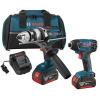 Bosch CLPK222-181 18V Li-Ion Cordless Drill &amp; Impact Driver Combo Kit (2-tool) #1 small image