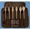 BOSCH 6pc Self Cut Spade Flat Wood Drill Bit Set in Fabric Case #2 small image