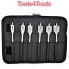 Bosch 2608587793 6pc SelfCut Flat Wood Drill Bit Set 13,16,19,20,22 &amp; 25mm #1 small image