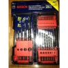 BOSCH 21-PC BLACK OXIDE TWIST DRILL BIT SET WITH CASE NEW #2 small image