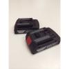 New 2 (two) Pack Bosch BAT612 18V 18 Volt Li-Ion Newest 2.0Ah Battery SlimPack #2 small image