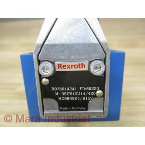 Rexroth Germany Italy Bosch R978914241 Valve M-3SEW10U14/420MG96N9K4/B15V - New No Box #2 image