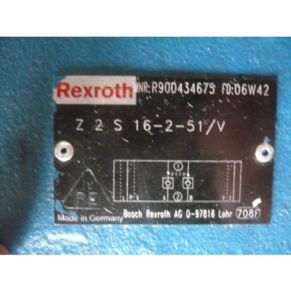 New Japan Australia Rexroth R900434675 Z2S16-2-51/V Valve #3 image