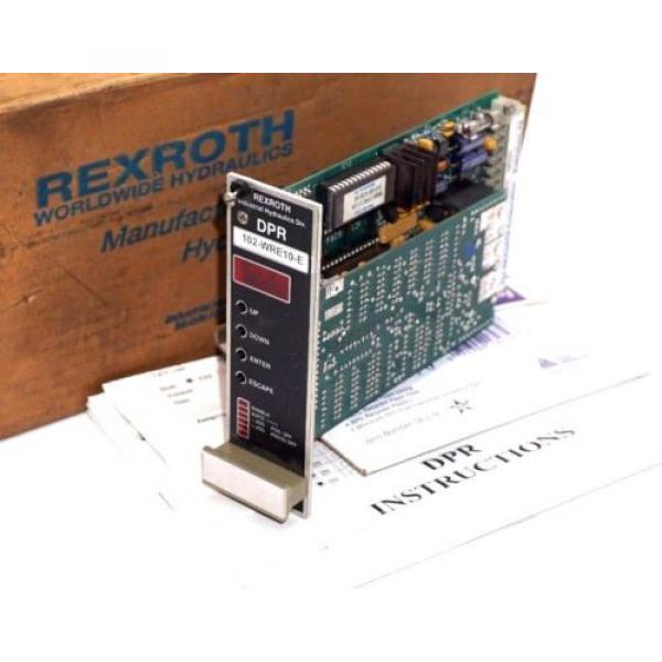 NEW France Australia REXROTH 102-WRE10-E AMPLIFIER CARD W/ SOFTWARE DPR-10 ,102WRE10E #1 image