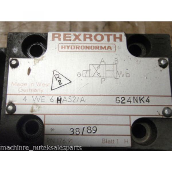 Rexroth Mexico Russia Solenoid Oper. Valve 4WE6HA52/AG24NK4  GU35-4-A-339 4WE6HA #4 image