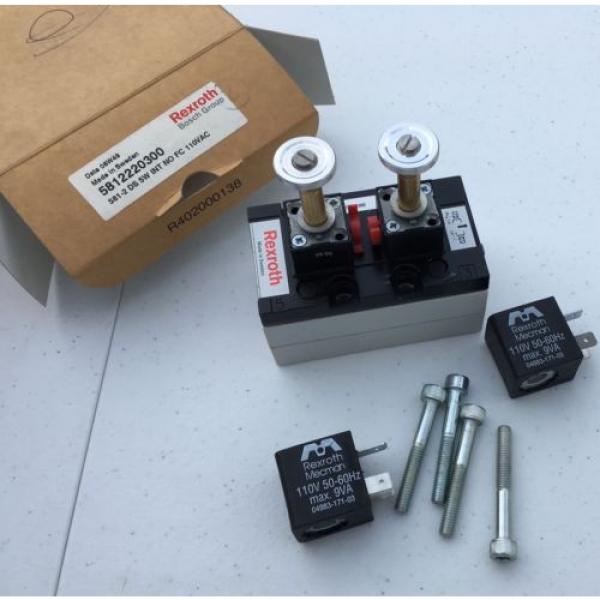 5812220300 Australia Australia 581-222-030-0 Rexroth Air Valve 5/2 Double Solenoid 110VAC ISO2 #4 image