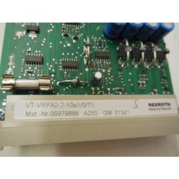 NEW France France REXROTH VT-VRPA2-2-10A/V0/T5 AMPLIFIER CARD VTVRPA2210AV0T5 #2 image