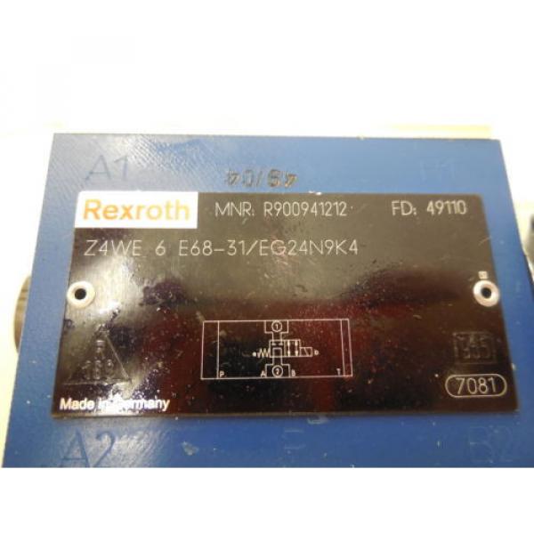 NEW Canada Japan REXROTH Z4WE-6-E68-31/EG24N9K4 VALVE Z4WE6E6831EG24N9K4 #2 image