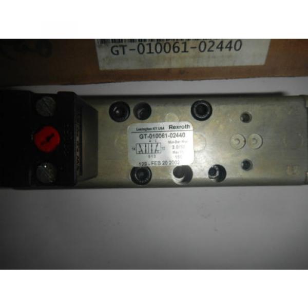 Rexroth India Mexico GT010061-02440 Pneumatic Valve #2 image