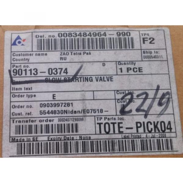 NEW! France USA REXROTH Shut off valve  R404030182 0821300935 Tetra 90113-0374 #4 image