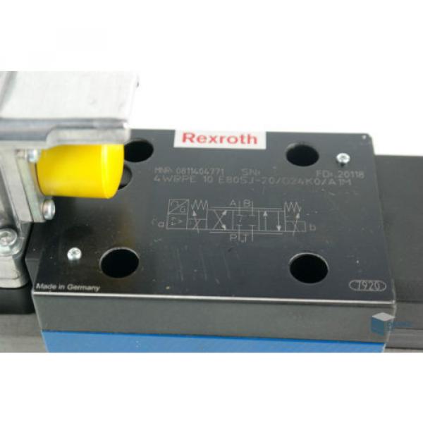 Bosch India Canada Rexroth 4WRPE10E80SJ-20/G24K0/A1M Wegeventil 0811404771 Proportional Valve #4 image