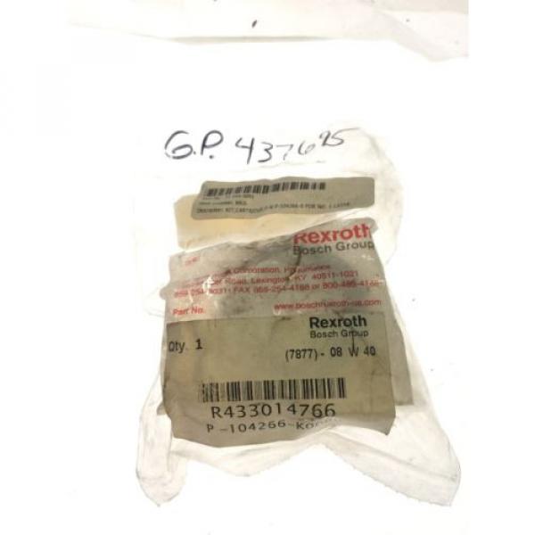 REXROTH Japan Canada P-104266-K0000 ROD GLAND CARTRIDGE KIT P104266K0000 NEW IN BAG, H119 #1 image