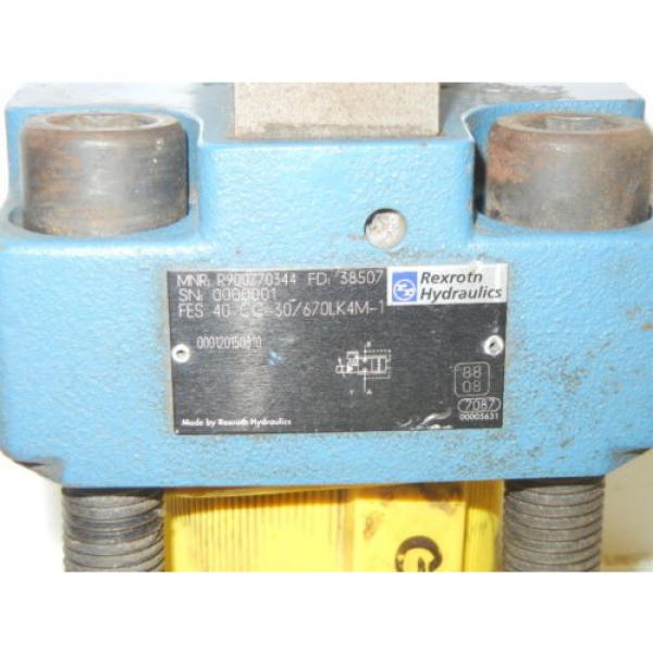 REXROTH China Dutch FES 40 CC-30/670LK4M-1 USED PROPORTIONAL VALVE FES40CC30670LK4M1 #2 image