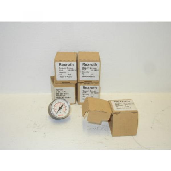 LOT Dutch china OF 5 REXROTH BOSCH 353 020 0100 NEW MANOMETER PRESSURE GAUGES 3530200100 #1 image