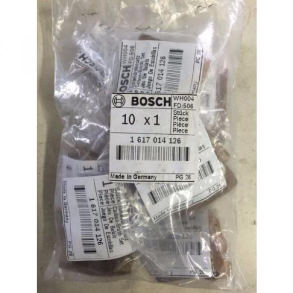 GENUINE BOSCH Carbon Brush Set Part#1617014126 (10 Pack) #2 image