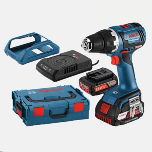 Bosch GSR18V-EC W 18V 2.0Ah Cordless Wireless Charger Drill Drive Full Set #1 image