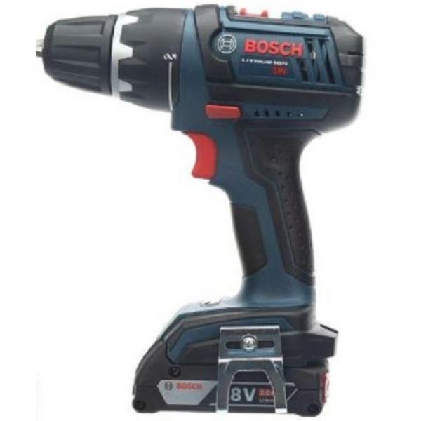 Bosch 18V 2Tool Kit w/Compact Tough Drill Driver Hex Impact Driver &amp; 2SlimPacks #5 image