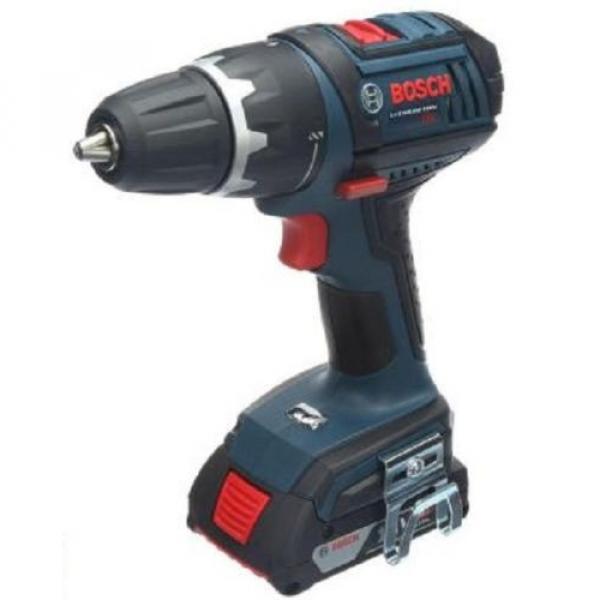 Bosch 18V 2Tool Kit w/Compact Tough Drill Driver Hex Impact Driver &amp; 2SlimPacks #6 image