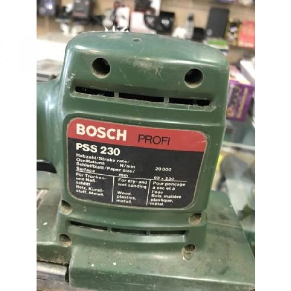 BOSCH ELECTRIC ORBITAL SANDER PSS230 #4 image