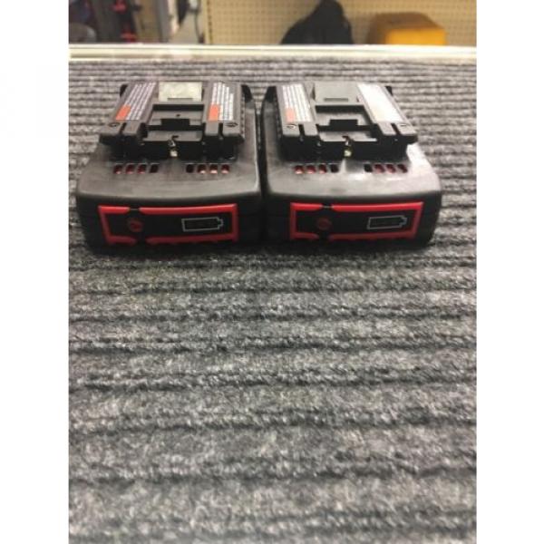 X2 Bosch 18v Batteries Model Numbers BAT610G &amp; BAT 612 41042-1, 42517-2 #4 image