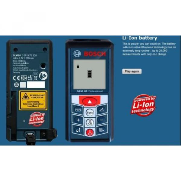 BOSCH GLM 80 Laser Distance Measurer #2 image