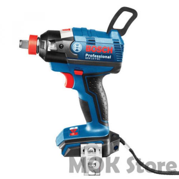 Bosch GDX 18V-EC Cordless li-ion Brushless Driver + 4.0Ah Battery x2 + Charger #2 image