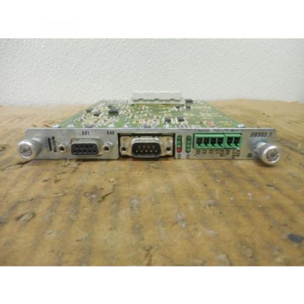 INDRAMAT France Singapore REXROTH SERVO CONTROLLER CIRCUIT BOARD DBS03.1 DBS3 12 40-97022 #3 image